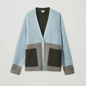 Cos Color block cardigan